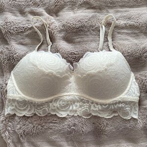 Pink by Victoria Secret Rose Lace Bralette